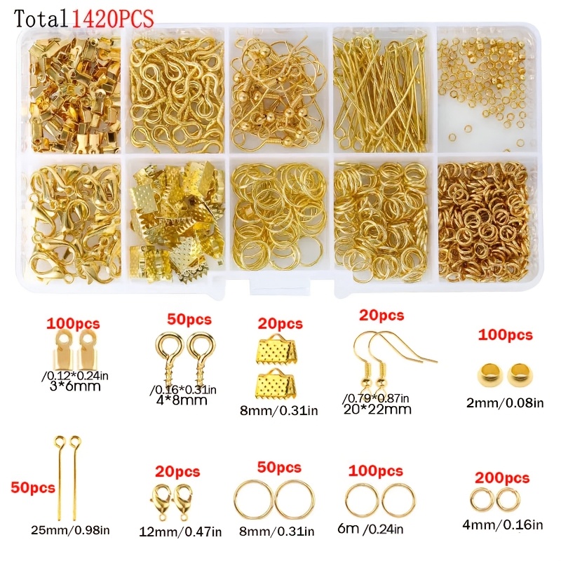 1420pcs 1box Jewelry Findings  - Fine Jewelry & Watches Photos บทวิจารณ์และราคา