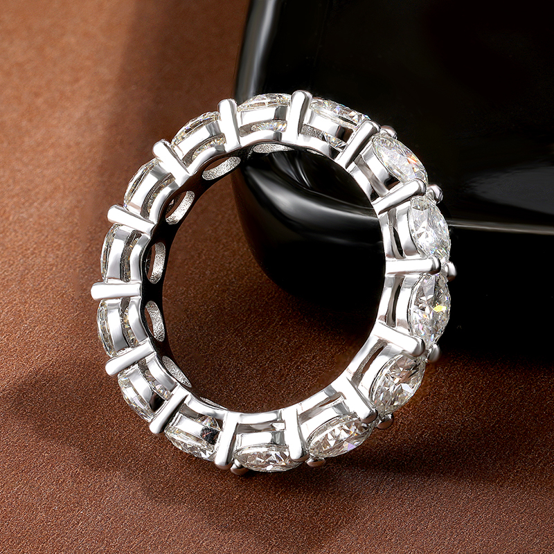 KNOBSPIN D VVS1 Moissanite Rin - Statement Cocktail Ring บทวิจารณ์และราคา