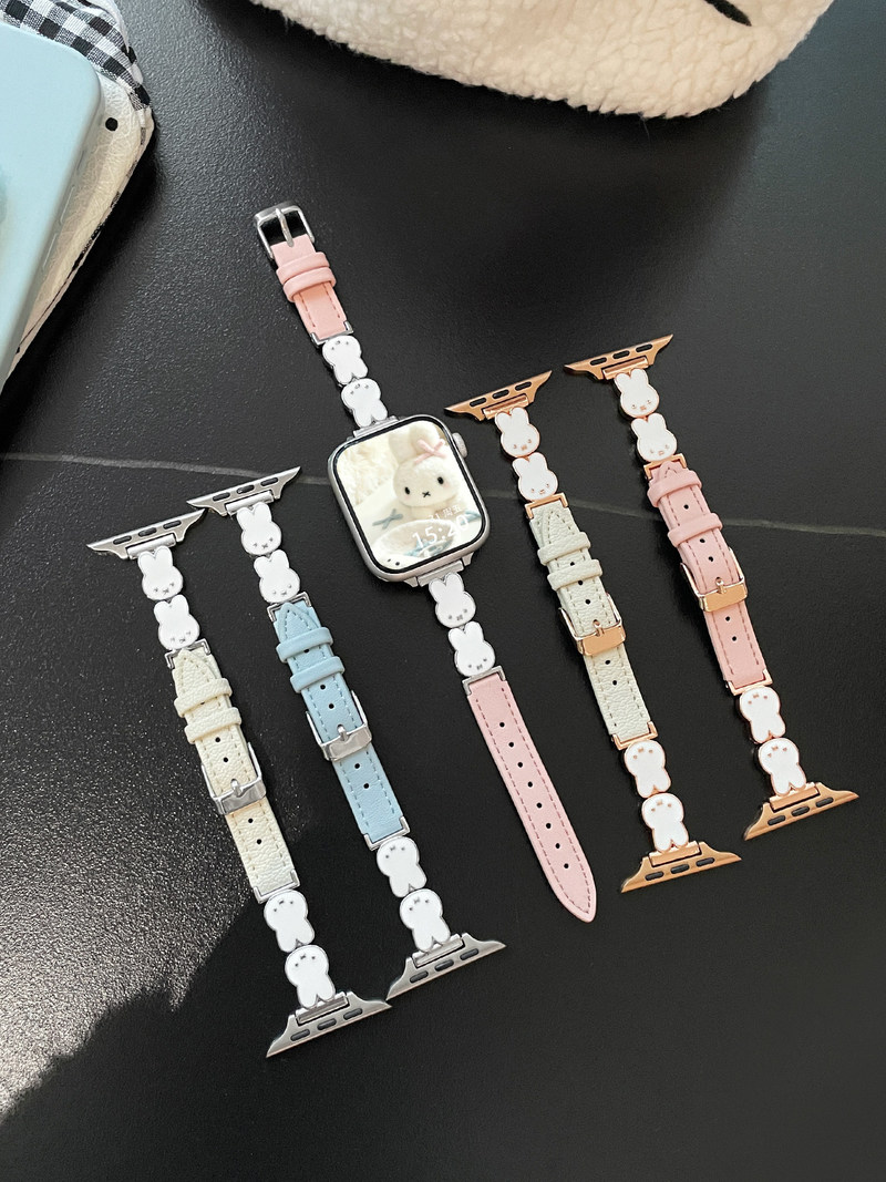 New Miffy Rabbit Leather Watch - Watch Strap Replacement บทวิจารณ์และราคา