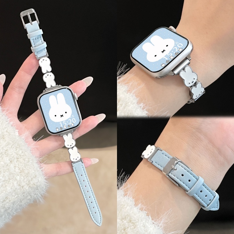 New Miffy Rabbit Leather Watch - Watch Strap Replacement บทวิจารณ์และราคา