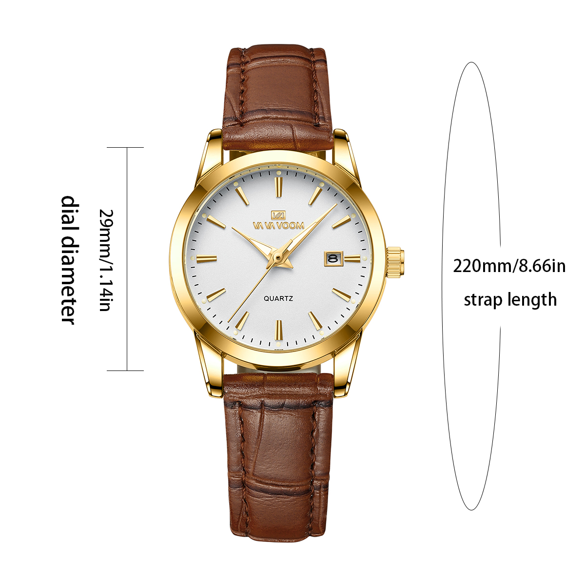 Women Watches Fashion 29mm Min - Jewelry Watches Gold บทวิจารณ์และราคา