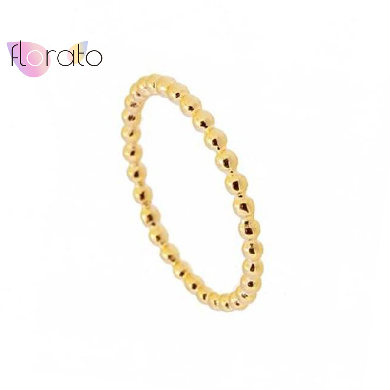 Simple Metal Beads Rings for W - Minimalist Ring Stackable บทวิจารณ์และราคา