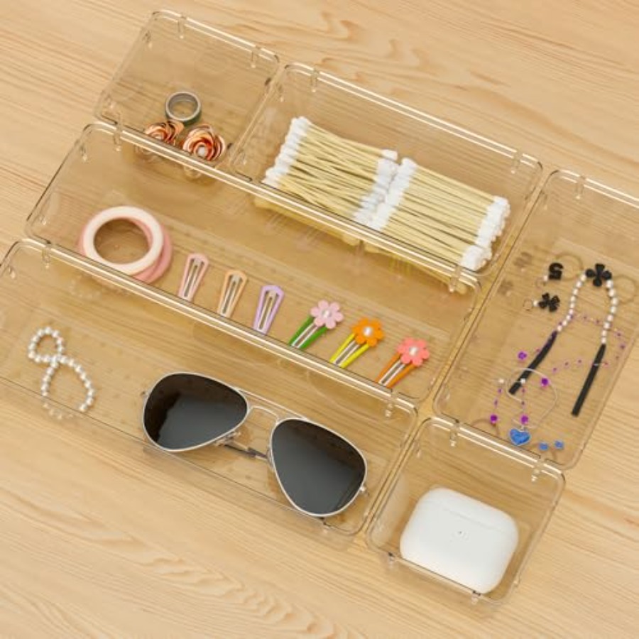 6 Pack Drawer Organizer Set, A - Jewelry & Watches Spółka Z Ograniczoną Odpowiedzialnością บทวิจารณ์และราคา