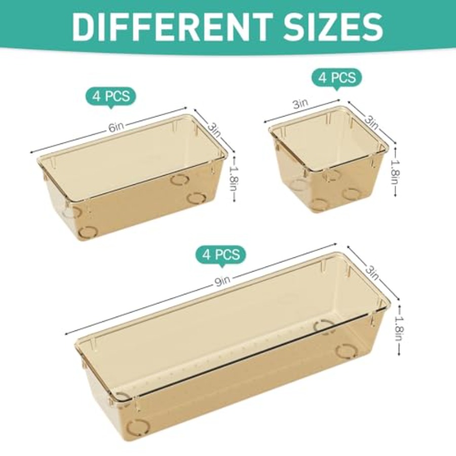 6 Pack Drawer Organizer Set, A - Jewelry & Watches Spółka Z Ograniczoną Odpowiedzialnością บทวิจารณ์และราคา