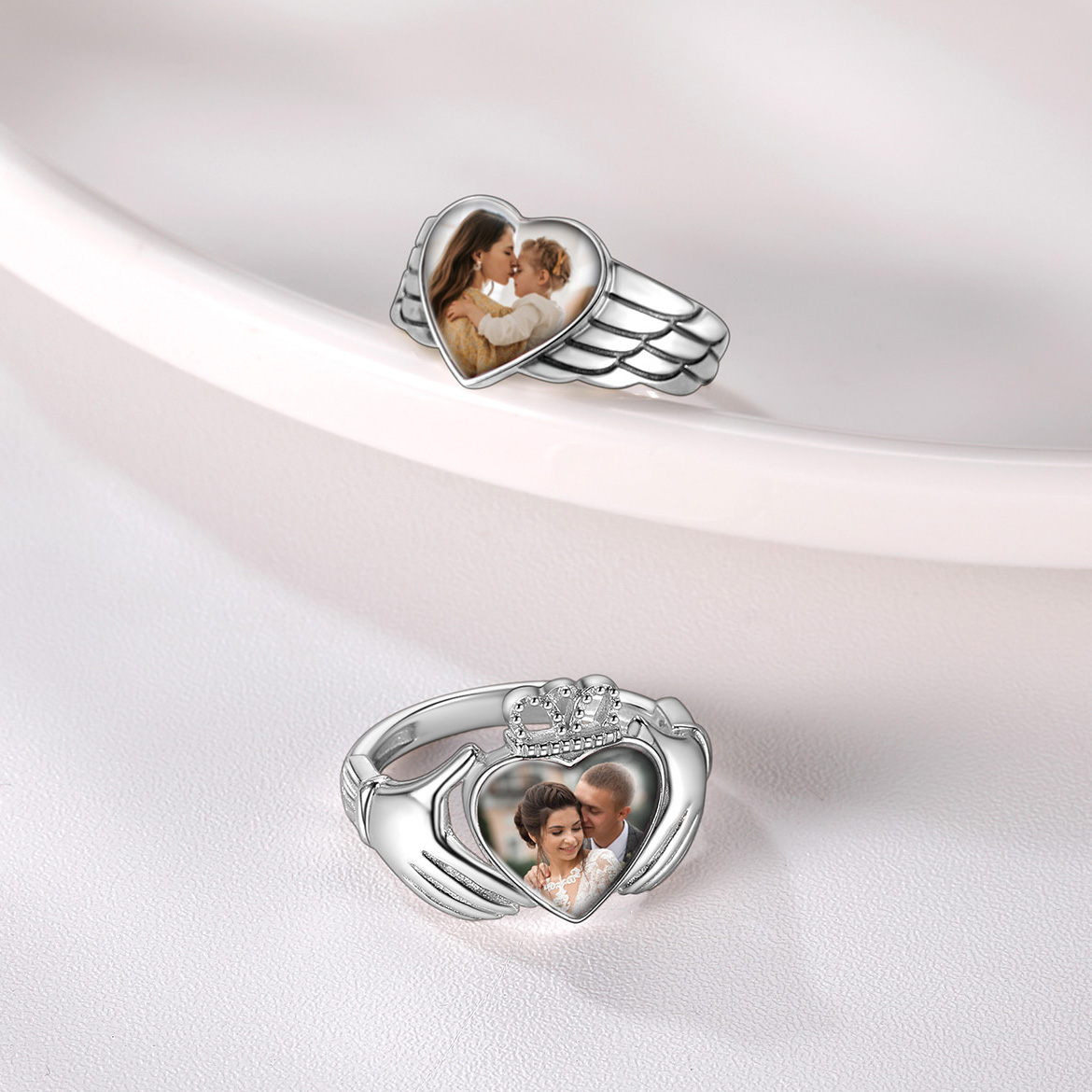U7 Custom Photo Rings for Woma - Statement Cocktail Ring บทวิจารณ์และราคา